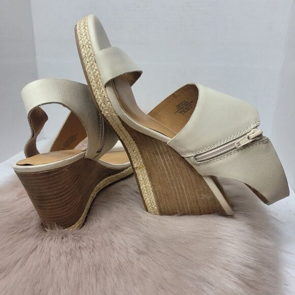 Lucky Brand Womens LK-Lowden Wedge Platform Sandals Sandshell Size 8.5 M US - Picture 6 of 9